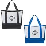 JH3604 Clear Casual Tote Bag With Custom Imprint
